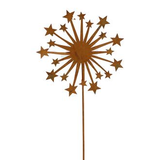 Metall Sternenblume Rusty/Sternschnuppen