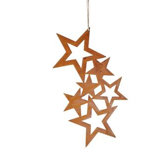 Cintre en Métal Rouillé/Étoiles