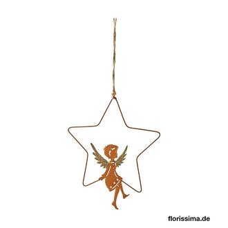 Metall Stern Engel im Stern