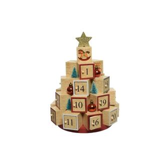 Calendrier de L'Avent en Bois Sapin/Boîtes de Noël