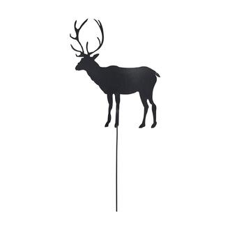 Metal Deer Black Iron