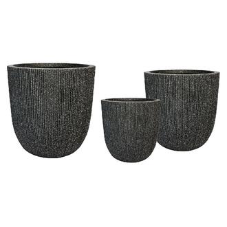 Clayfibre Übertopf Titan