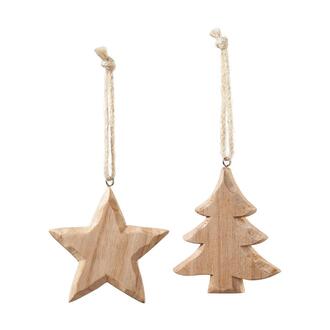 Holz Sortiment Stern/Baum