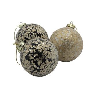 Glas Weihnachtskugel Tupfen