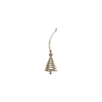 Metal Christmas Tree Swirl