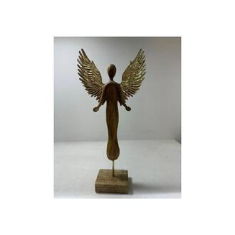Wooden Angel Artisanal/Gold Wings