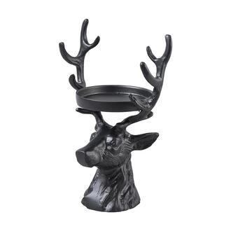 Photophore en Aluminium en Forme de Tête de Renne