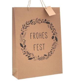 Paper Bag Merry Christmas/Wreath