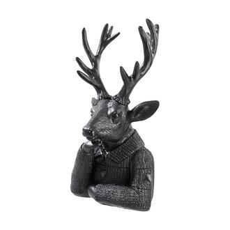 Kunststoff Rentierkopf Nero
