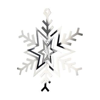 Flocon de Neige en Métal Hiver