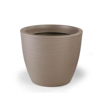 Plastik Übertopf Rille