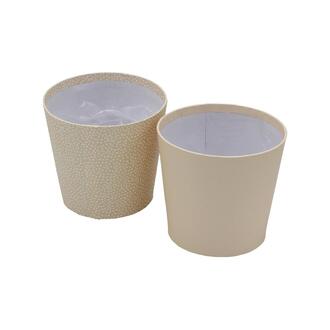 Papier Übertopf Rosy