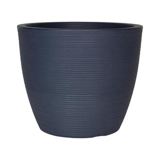 Plastik Übertopf Rille