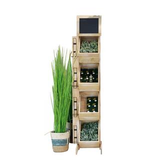 Wooden Shelf Wine Display/Sweet Honey