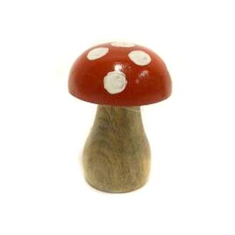 Wooden Mushroom Fly Agaric/Flori