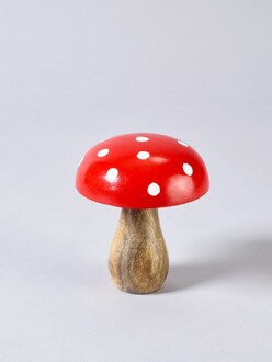 Wooden Mushroom Fly Agaric/Flori
