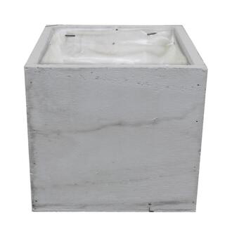 Wooden Planter Quadro/Flori