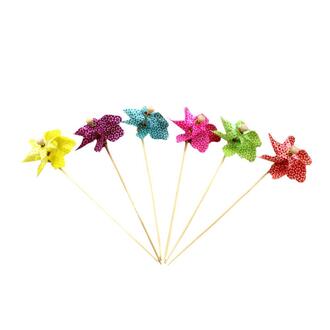 Plastik Windrad Blütchen