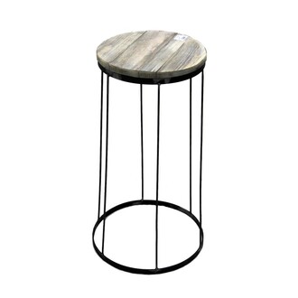 Holz Tisch Drahtgestell