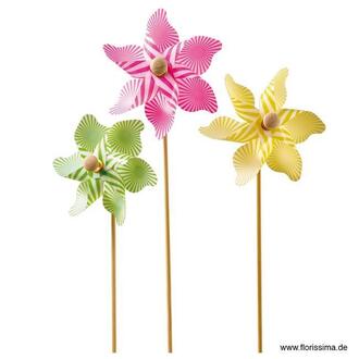 Motif Rayé de Moulin À Vent en Plastique