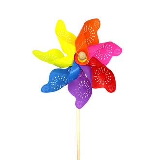 Plastik Windrad Color
