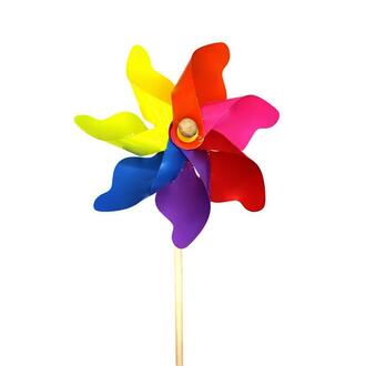 Moulin À Vent en Plastique Coloré