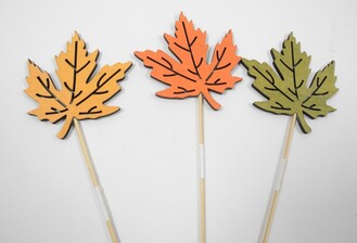 Holz Ahornblatt Herbst
