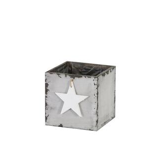 Holz Übertopf Stern