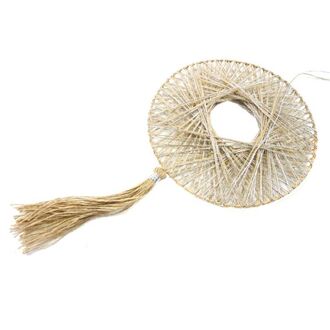Decorative Hanging Disc With Tassel