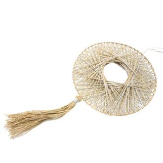 Decorative Hanging Disc With Tassel