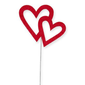 Felt Heart Double Heart