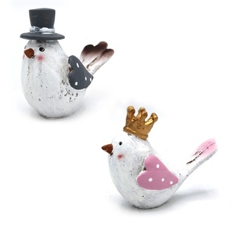 Resin Vogelpaar Love Birds