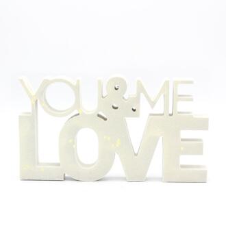 Wooden Sign You&Me Love