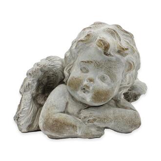 Ceramic Angel Head Putto/Flora