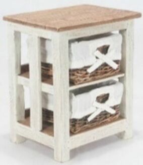 Holz Regal 2 Körbe/Mona