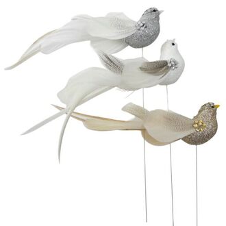 Feder Vogel Brilli/Glitter