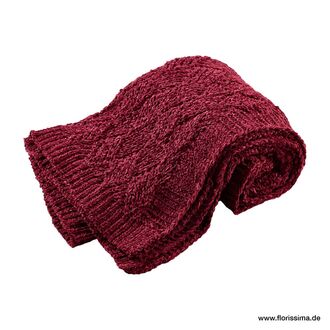 Wolle Decke Strickmuster