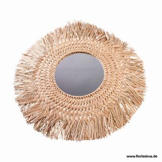 Rattan Mirror Grass Disc
