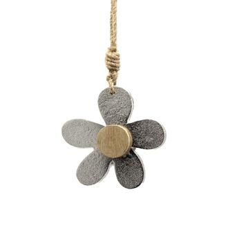 Metall Blüte Flor/Holzmitte