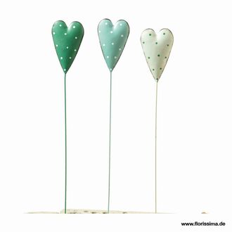Cœur en Métal Drôle/À Pois