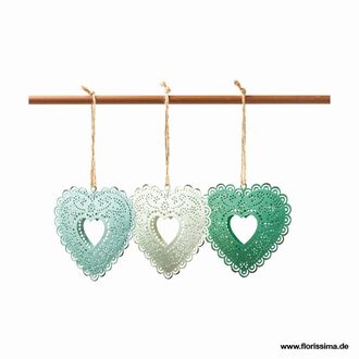 Bordure Décorative en Forme de Cœur en Métal