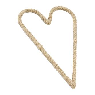 Jute Herz Natura
