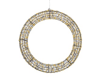 Metall LED Kranz Micro