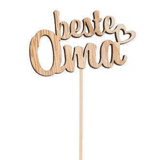 Holz Stecker Beste Oma