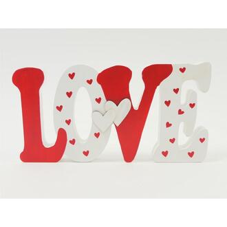 Holz Schild Love/Schriftzug