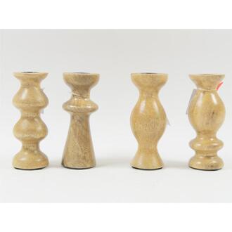 Holz Kerzenständer Mangoholz