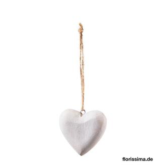 Holz Herz Jutefaden