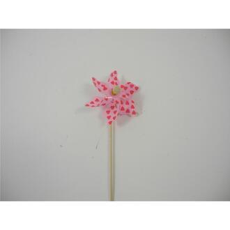 Plastik Windrad Herzchen