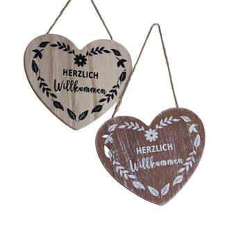 Wooden Heart Welcome