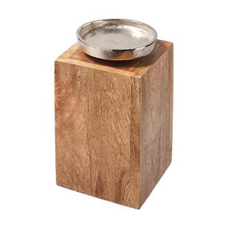 Holz Kerzenständer Block